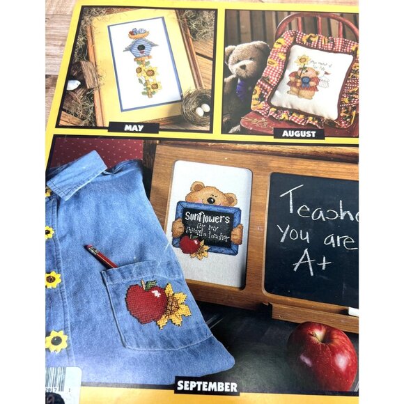 A Year Of Sunflowers Cross-Stitch Pattern Leaflet By Kathie Rueger - Picture 3 of 3